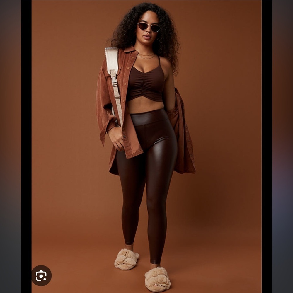 NWT Offline  by Aerie Real Luxe Faux Leather Legging